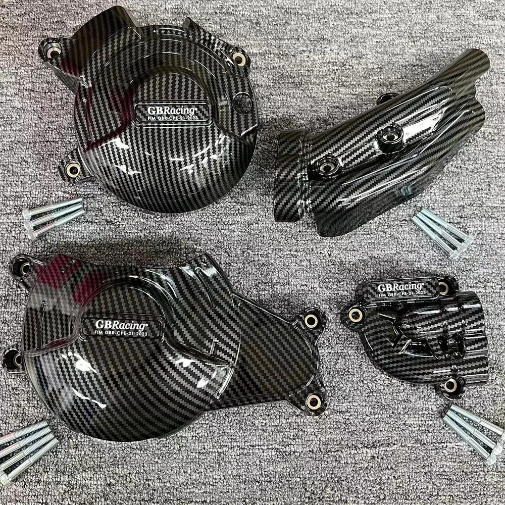 

GBRacing For YAMAHA Ténéré 700, 700 Rally, MT-07 (AMT) 2025 Secondary Engine Cover SET Engine Clutch Cover Carbon Fiber Texture