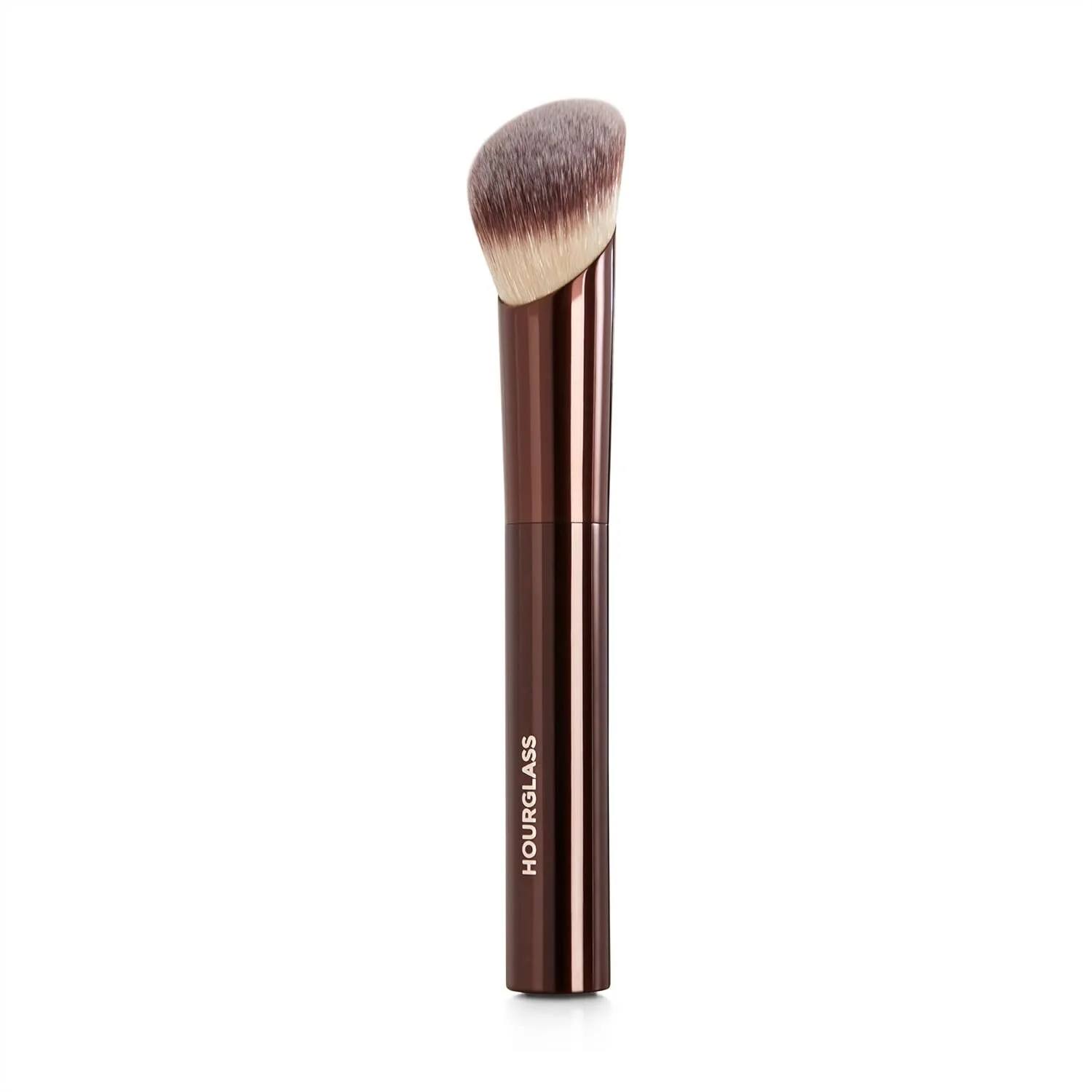 

Foundation Brush for Ambient Soft Glow, Custom-Shaped Angled Head, Streak-Free Vegan Bristles, Natural Finish
