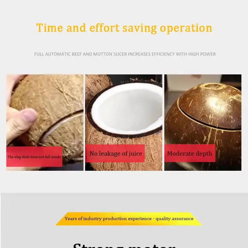 

Coconut Shell Cutter Large Capacity Coconut Water Extractor Machine Coco Opener