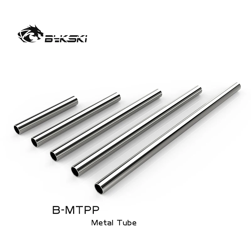 BYKSKI Metal Tube ( ID12mm + OD14mm ) + 1mm Thickness + 10/15/20/25/30cm Length Brass Pipe Surface Electroplating Cooling Tube