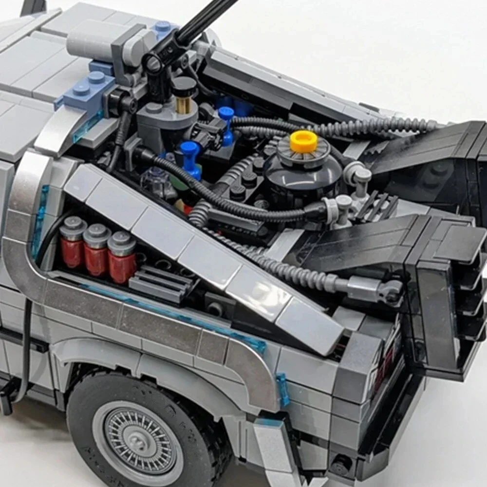 ใช้งานร่วมกับ 10300 Delorean Back To The Future Time Dmc-12 เครื่องกีฬารถบล็อกอาคาร Fit อิฐของเล่นสําหรับของขวัญเด็ก