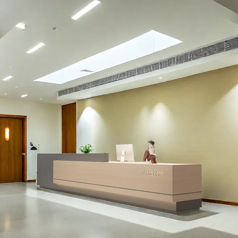 Reception Desk Modern Professional Aesthetic Advanced Table Atelier Front Counter Clothes Office Furniture Empfangstheke Center