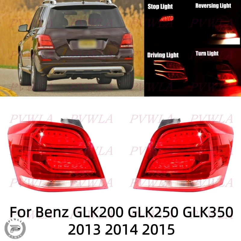 

LED Tail Lights For Us Version Benz GLK200 GLK250 GLK350 2013 2014 2015 Rear Brake Light Tail Lamp A2049060357 A2049060457