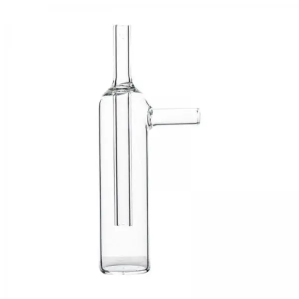 2x Glass Gas Sampling Bottle Experiment Tool Lab Glassware Labware