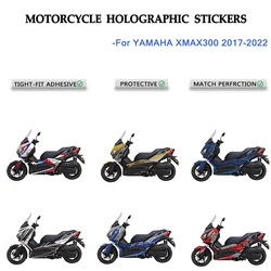 Motorcycle Body Fairing Stickers Printing Holographic Decal Protector Tank Pad Sticker Decoration For Yamaha XMAX 300 2017-2022