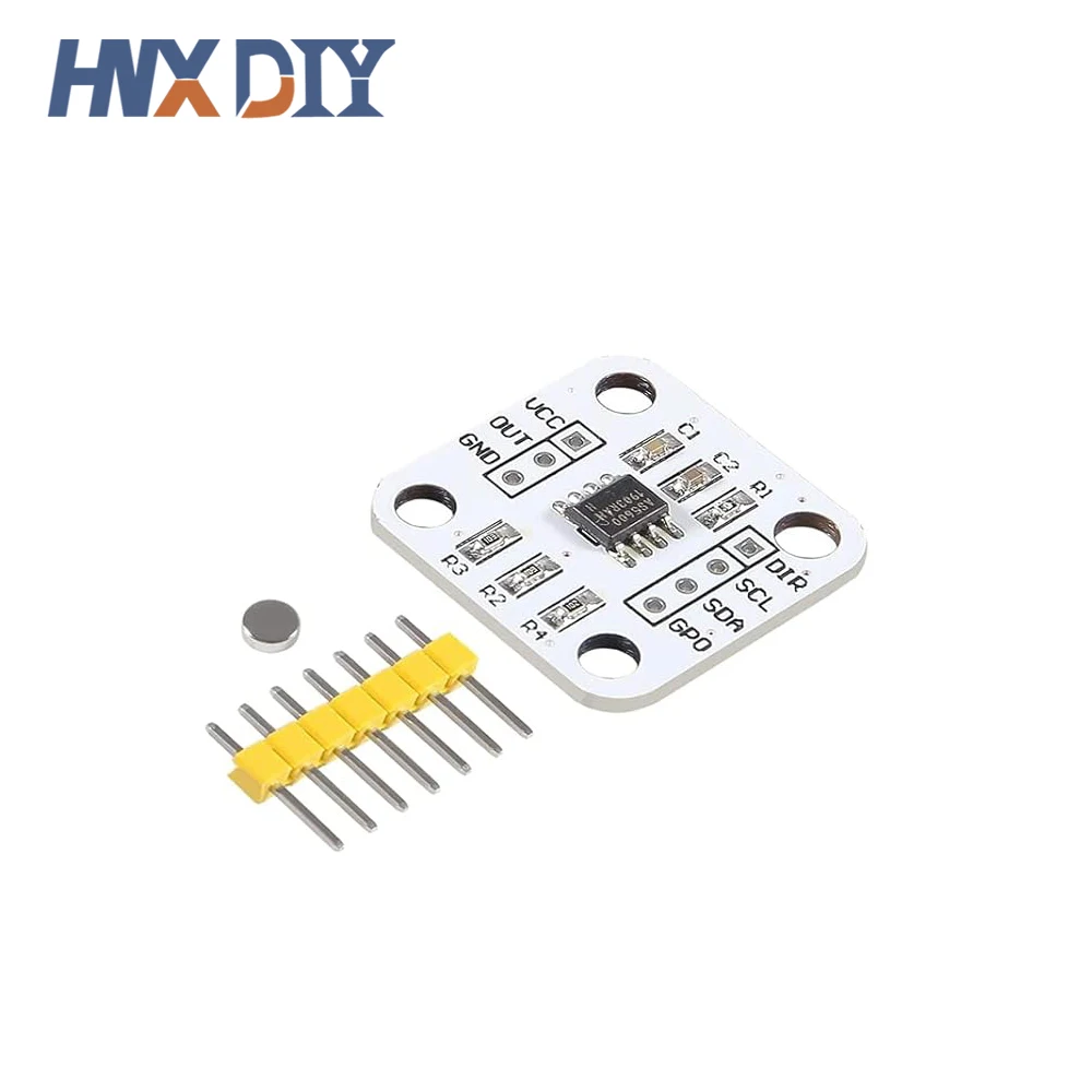 1/5/10 Stück AS5600 Magnetischer Encoder Induktionswinkelmesssensormodul 12bit Hohe Präzision