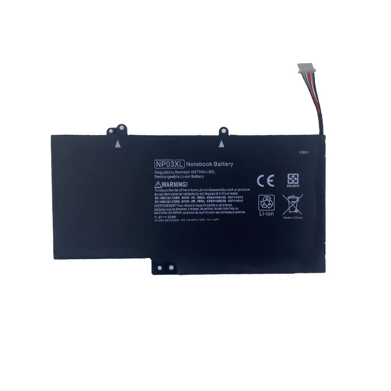 NP03XL Bateria do portátil para HP Pavilion, 11.4V, 43WH, X360, 13-A010DX, TPN-Q146, TPN-Q147, TPN-Q148, HSTNN-LB6L, 760944-421, 15-U010DX