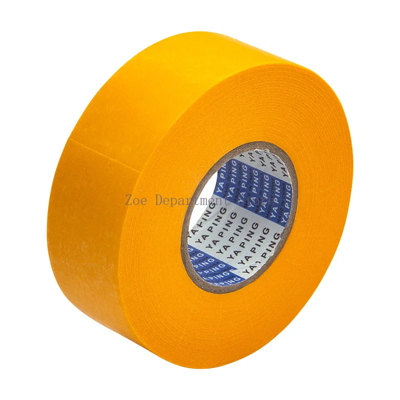 10PCS Yellow High Viscosity Painting Masking Paper Adhesive Painters Tape Beautiful Sewing Color Separation Tape Car stick