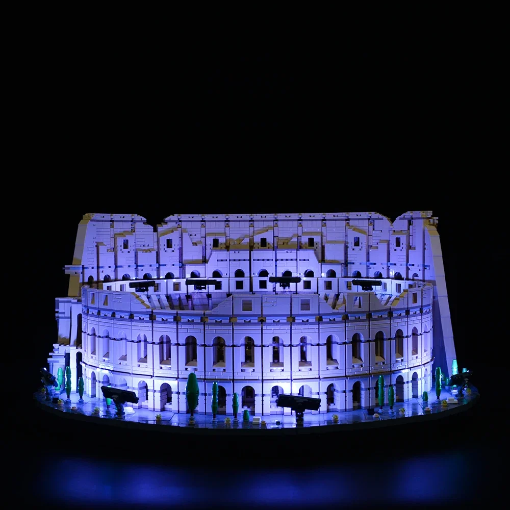 No Building Blocks Lamp Lighting For Colosseum 10276 DIY Toys Gift Only Lighting Set