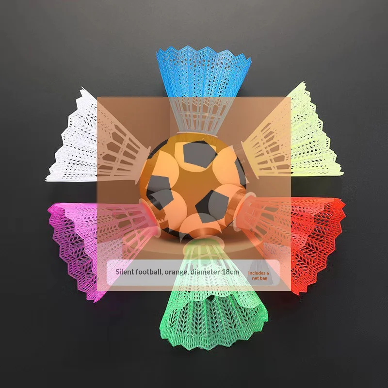 

[SH] 1 шт. разноцветные бадминтонные воланы из эластичного пластика, устойчивые к ветру, случайные цвета, резиновые, для начинающих, для тренировок