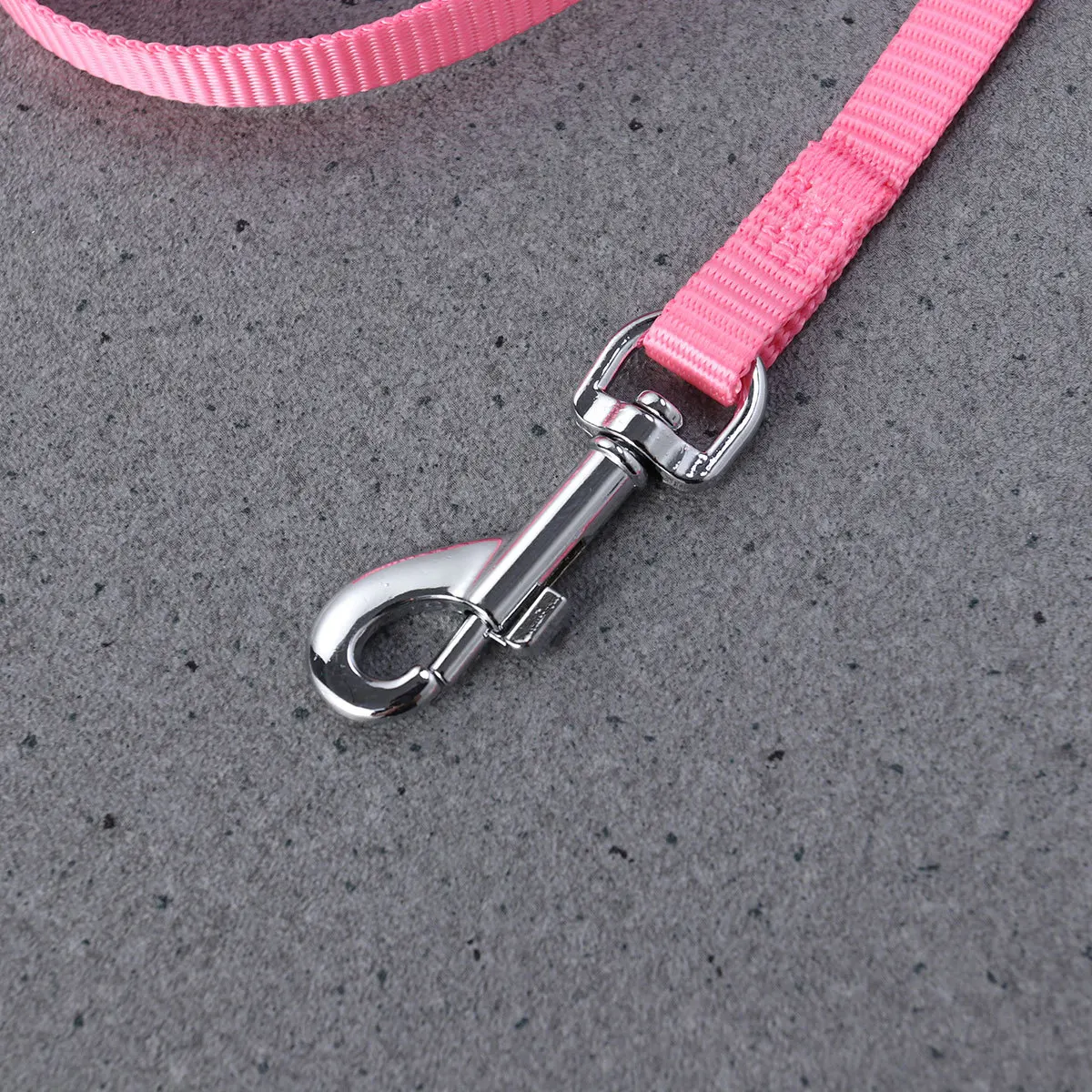 

Rabbit Harness Leash Lead Adjustable Pink Small Bell Ultra Soft Comfortable Walking Control for Guinea Pigs Pets