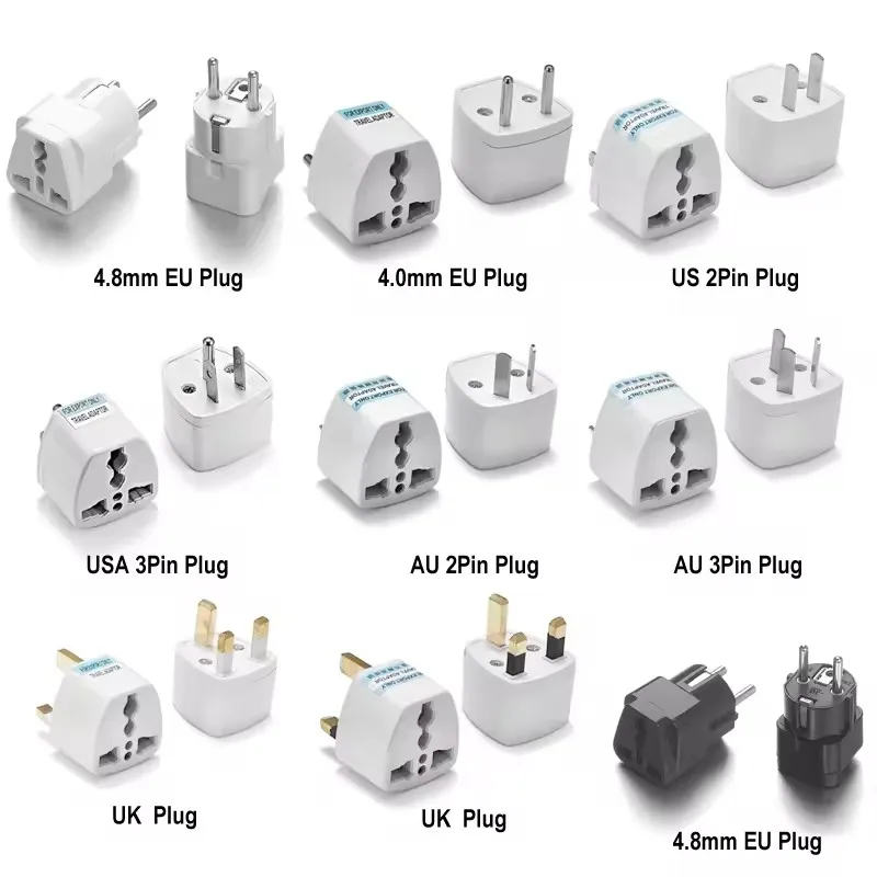 Universal Japan CN US Plug Adapter International AU UK EU To US American Travel Electrical Plug Converter Power Adapter Socket