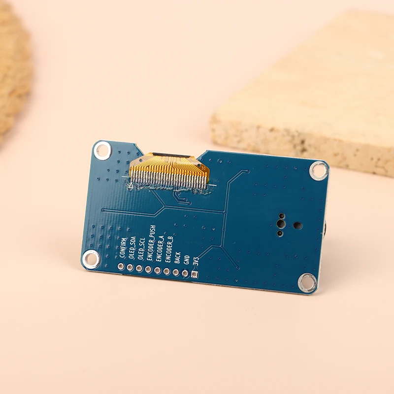 0.96 Inch OLED Display Screen Combined With EC11 Rotary Encoder Module IIC Interface
