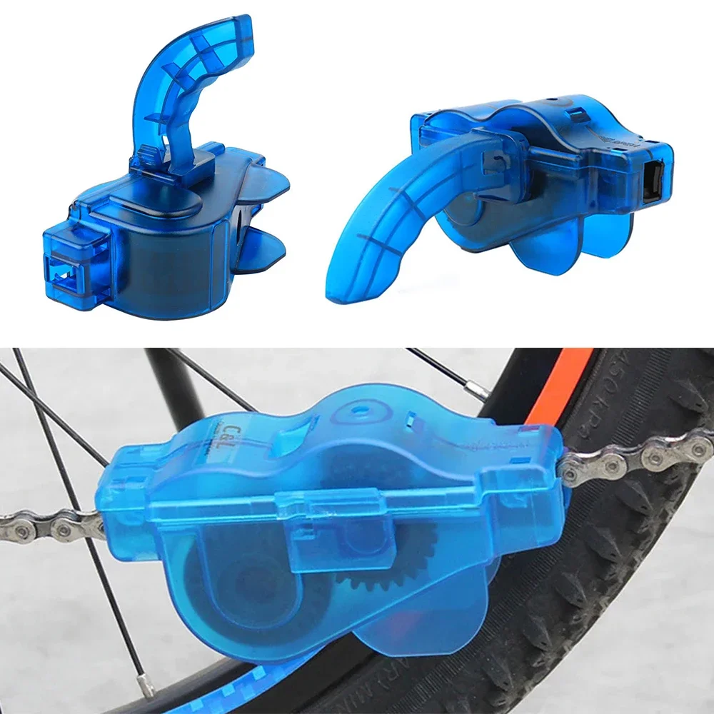 

Portable Bicycle Chain Cleaner Kit Bike Brushes Scrubber Wash Tool Mountain Cycling Cleaning Tool Outdoor Ride-On Accessories