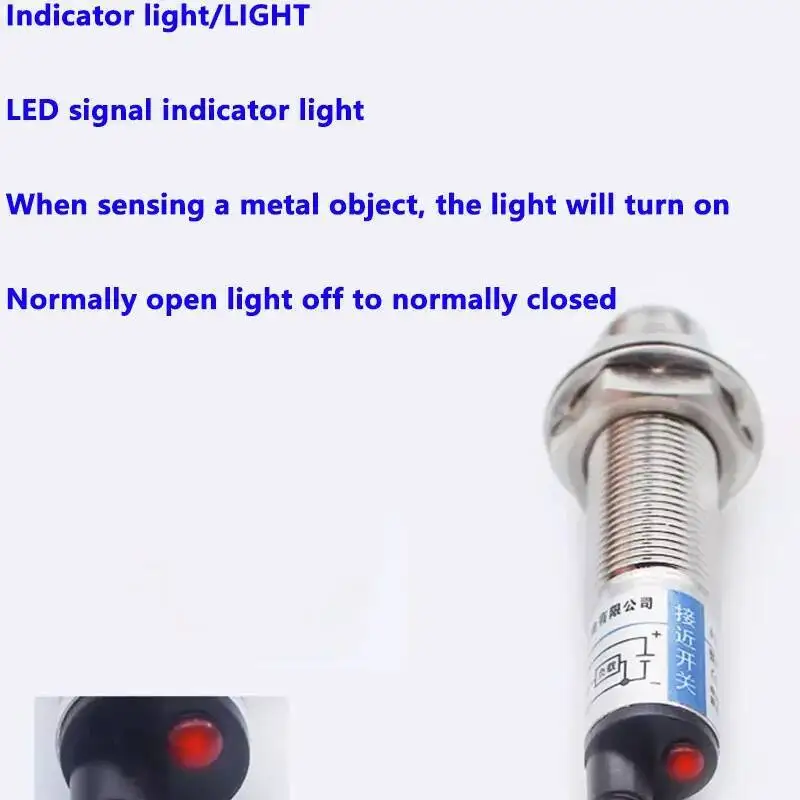 Fold近接センサースイッチ、LJ12A3-2-Z、bx、LJ12A3-2-Z、x m12、4mm、dc、6-36v、nc、npn、pnp