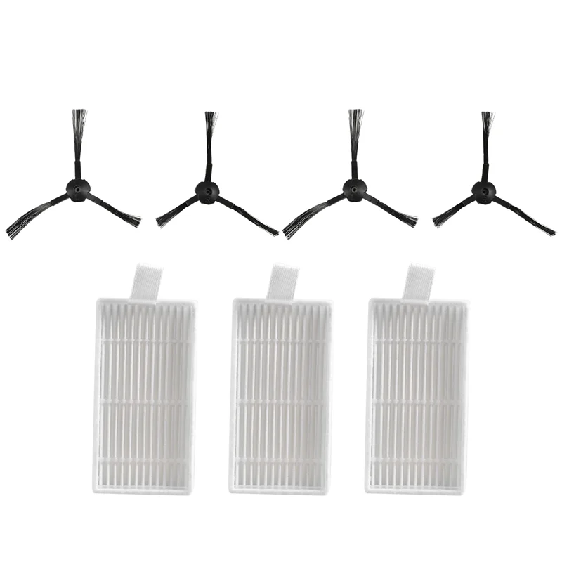 Esponja filtro hepa escova lateral robô aspirador de pó peças para chuwi ilife v55 v50 v5 v5s v3 v3s v50 pro x5 acessórios