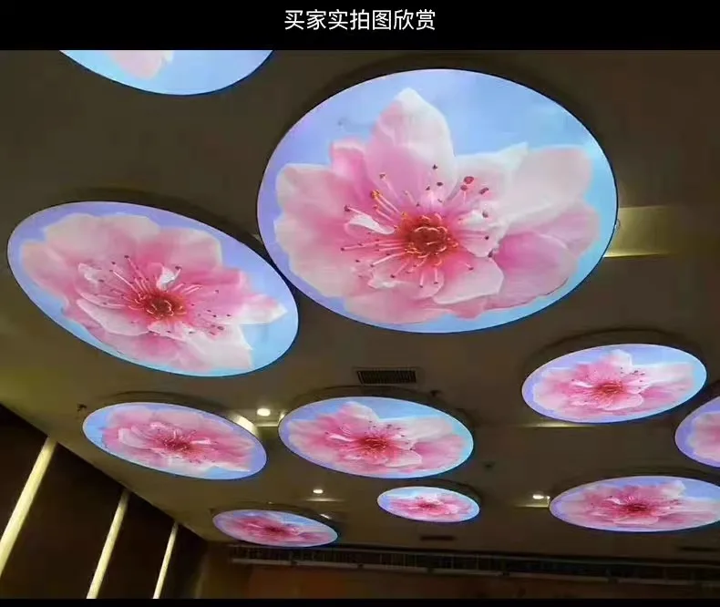 

Creative Round Infinity LED Screen | Full-Color Flexible Transparent Advertising Display for Indoor & Outdoor