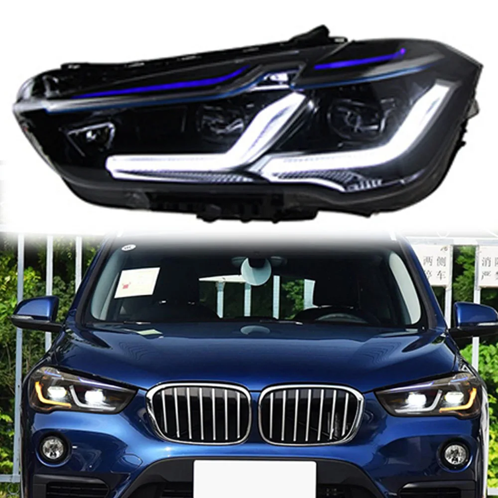 Car LED Headlight Light Assemblies For BMW X1 E84 2010-2015 Auto Fog DRL Brake Turn Signal Lamp Plug and Play