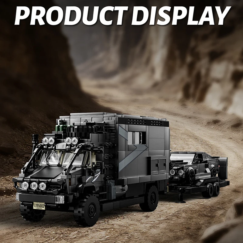 New 95003 2135pcs MOC RV Building Blocks Model Sports Cars and Trucks Bricks Assembling DIY Toys for Children Birthday Gift Set