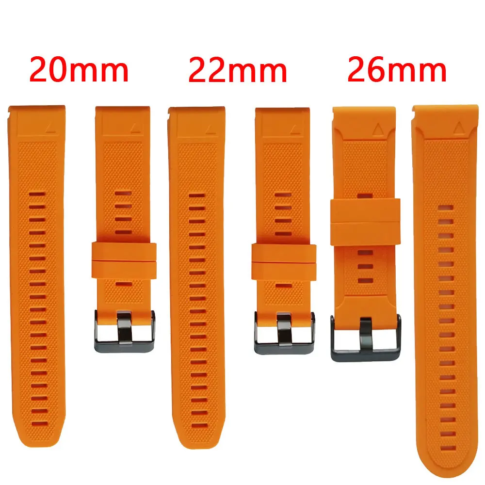 26 22 20 Smart Uhr Band Strap Für Garmin Fenix 7 7X 7S 5X 5 5S 6S 6X 6 Pro 3 3HR Forerunner 935 945 Armband Silikon Handgelenk