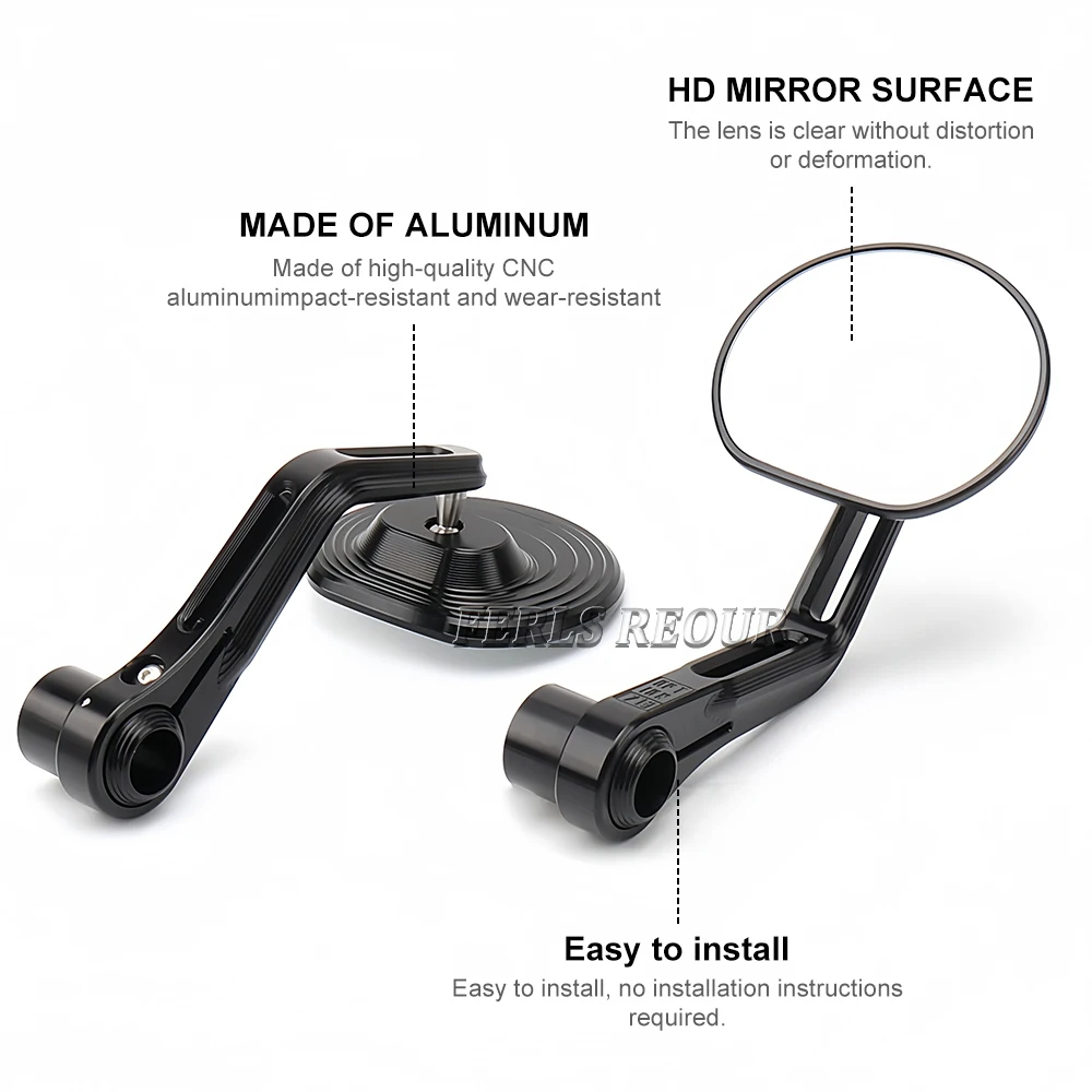 جديد مرآة الرؤية الخلفية الألومنيوم بار نهاية الجانب المقود مرايا الرؤية الخلفية لسيارات BMW RNINET تشويش إذاعي Rninet النقي R تسعة T الحضرية G/S