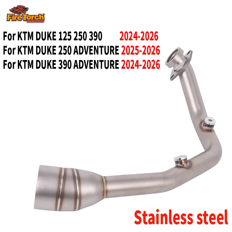For KTM DUKE 125 250 390 Adventure 2020 - 2026 Motorcycle Exhaust