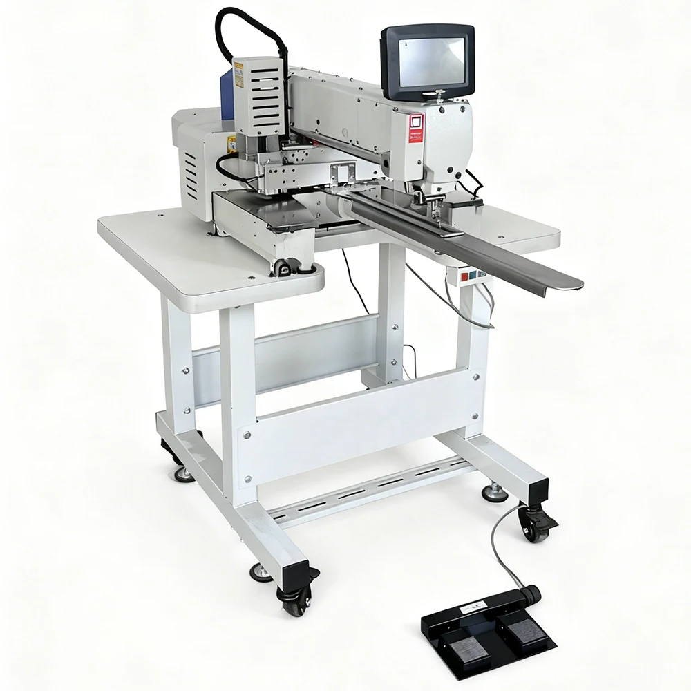 Industrial Computerized Lock Stitch Single Needle Sewing Machine For Handbag Leather Bags Trouser Leg Jeans Making