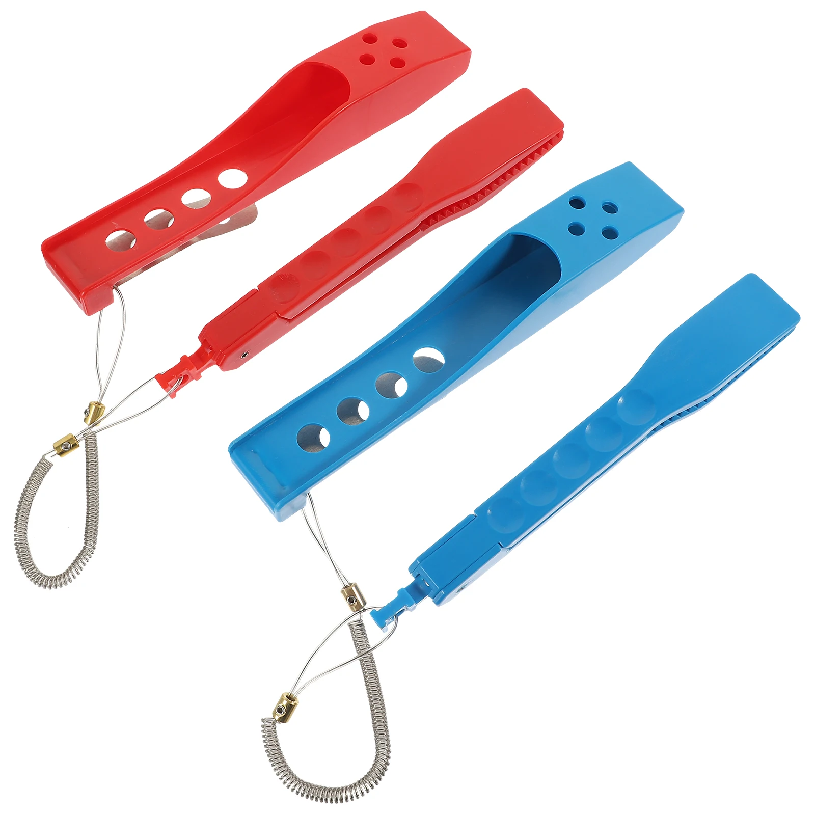

Plastic Fish Gripper Durable Lightweight Anti-Slip Handle Large Opening Smooth Surface Random Color Fishing Tool Pliers