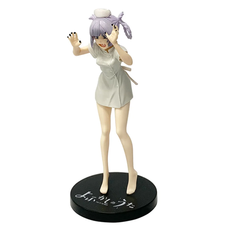 18cm anime chamada da noite nanakusa nazuna vampiro enfermeira pvc figura de ação coleção modelo boneca ornamentos brinquedos presente