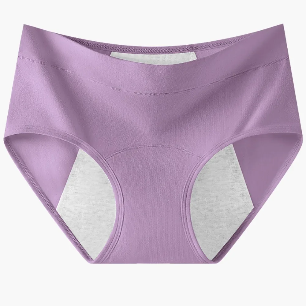 Sous-vêtements physiologiques grande taille pour femmes, pantalons menstruels respirants en coton sans couture, slips Anti-fuite latérale pour Menstruation