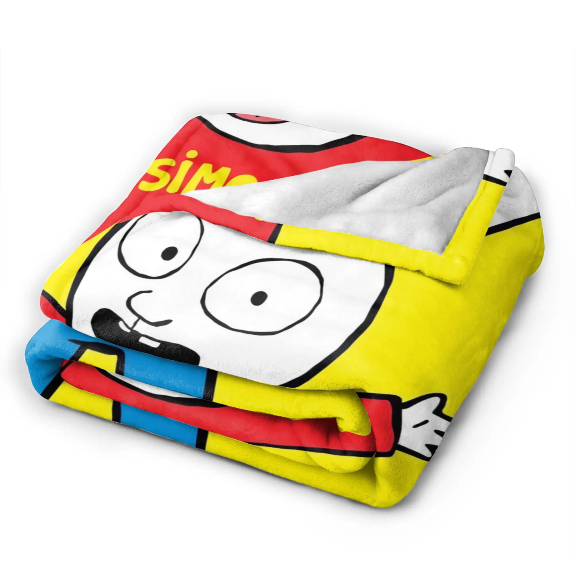 Simons Super Rabbit Flannel Blanket Winter  Super Soft Throw Blanket for Kids Adult Home Decor Fashion Bedspread Sofa Bed Cover