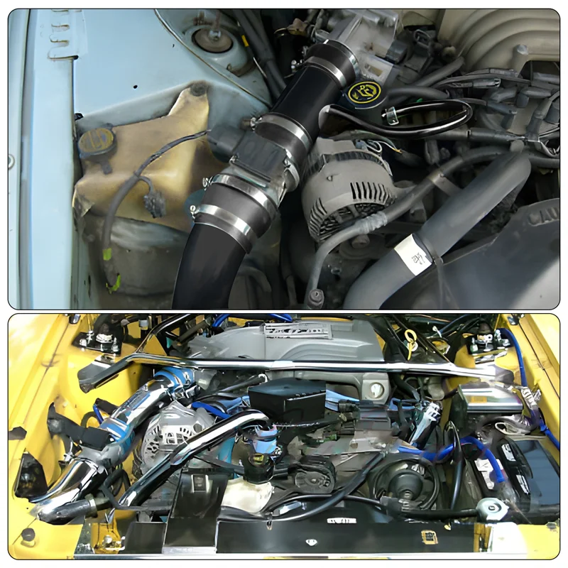 Cold Air Intake Pipe Kit & Air Filter Fits for Mustang GT/GTS 5.0L V8 Engine 1994-1995