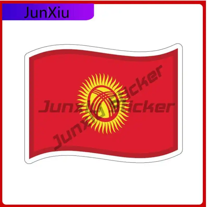 

Kyrgyzstan Flag Sticker Kyrgyzstani Flags Pvc Decoration Outdoor Exterior Accessories For Suv Laptop Motorcycle Bumper Truck Car