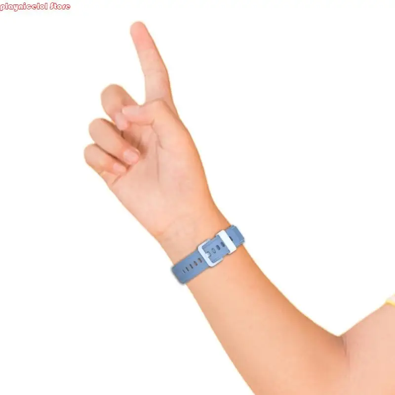 e8ba المعصم الناعم مع أداة التثبيت استبدال الساعات الذكية أحزمة حزام التنفس للأطفال مشاهدة 15 ملم
