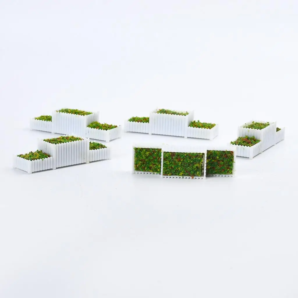 5x Z 1/200 letti floreali per la costruzione di accessori decorativi per diorama