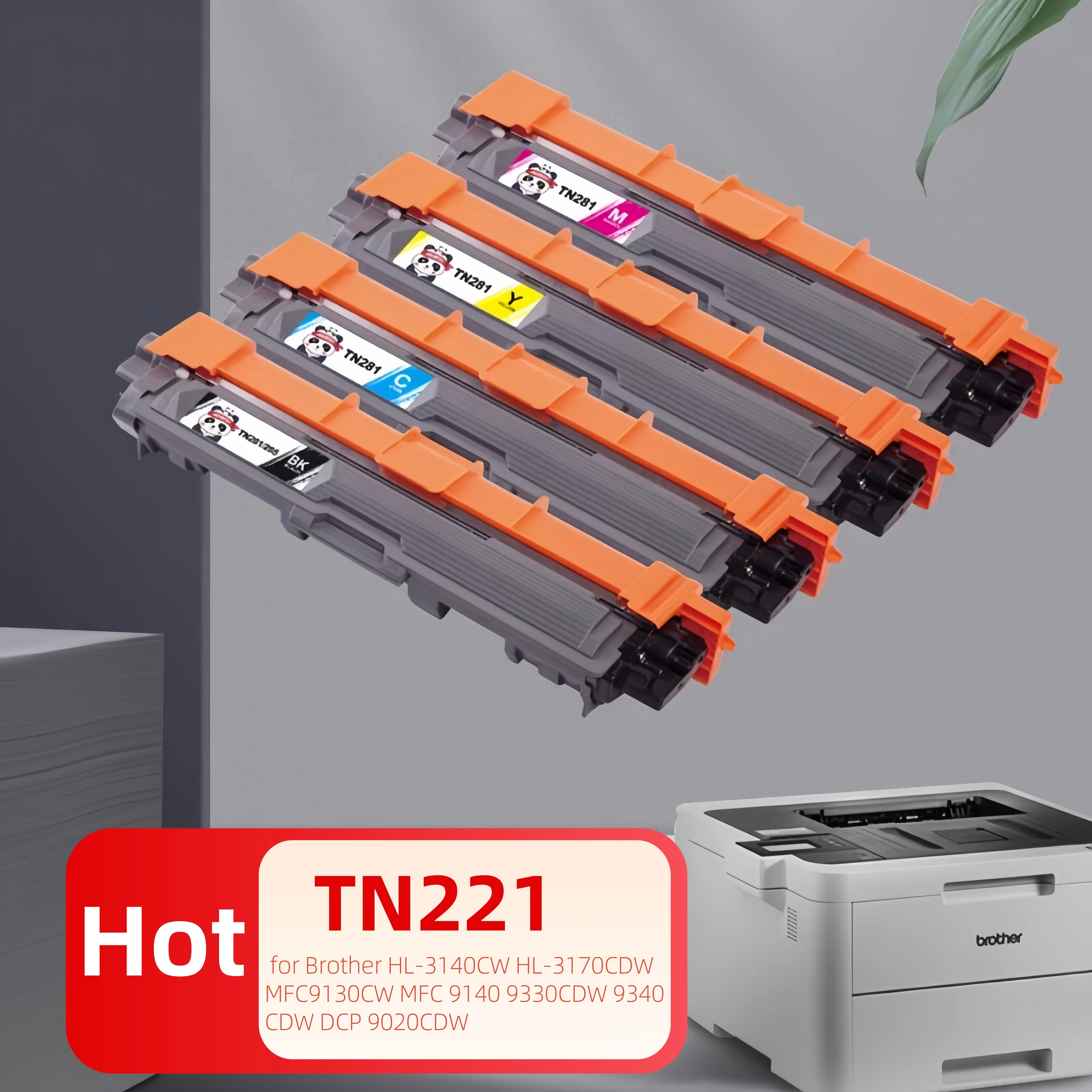 4 шт. тонер-картридж, совместимый для Brother HL-3140CW HL-3170CDW MFC9130CW MFC 9140 9330CDW 9340CDW DCP 9020CDW