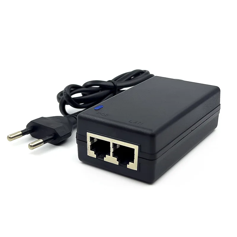1PCS 100Mbps Passive POE Injector 12V2A/15V1A/24V1A/48V0.5A Output For POE Cam POE Adapter For IP Camera AP image 4