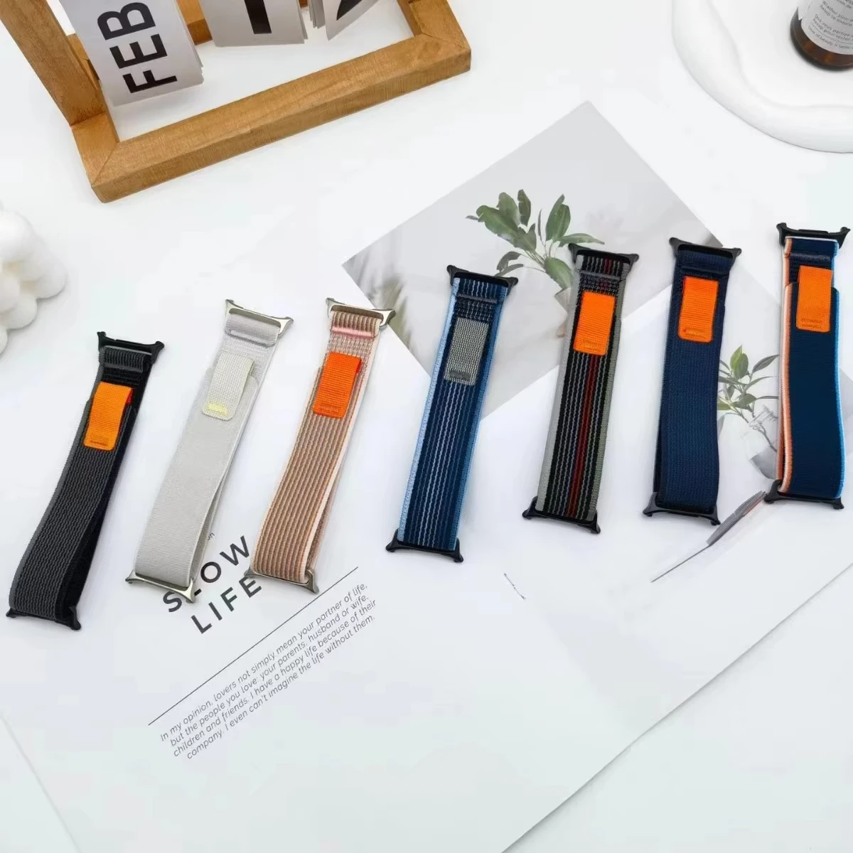 Correa oficial de nailon sin huecos para Samsung Galaxy Watch Ultra 47mm pulsera para Samsung Watch Ultra 47mm cinturón