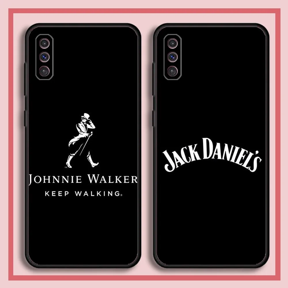 J-Johnnie W-Walker Logo Phone Case For Samsung S23,23,22,30,21,10,9,Note20 Ultra,Lite,Ultra,5G,Plus,FE,Black Soft Case