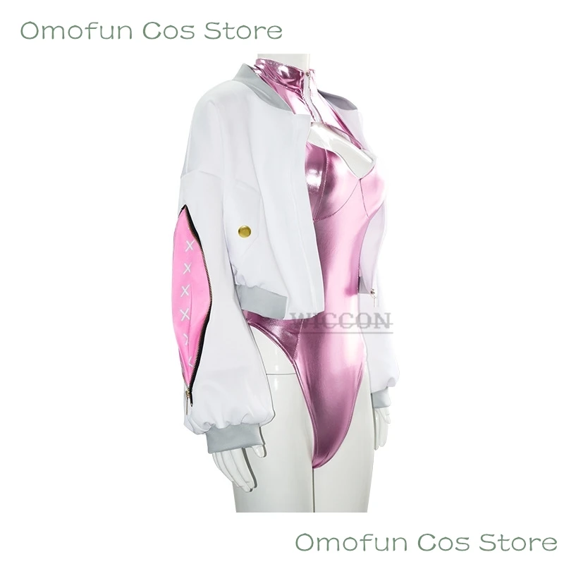 Astrum تصميم قناع فتاة لونا مخصص تأثيري أنيمي الوردي مثير حللا جاكيتات موحدة شعر مستعار مجموعة حفلة الهالوين الزي