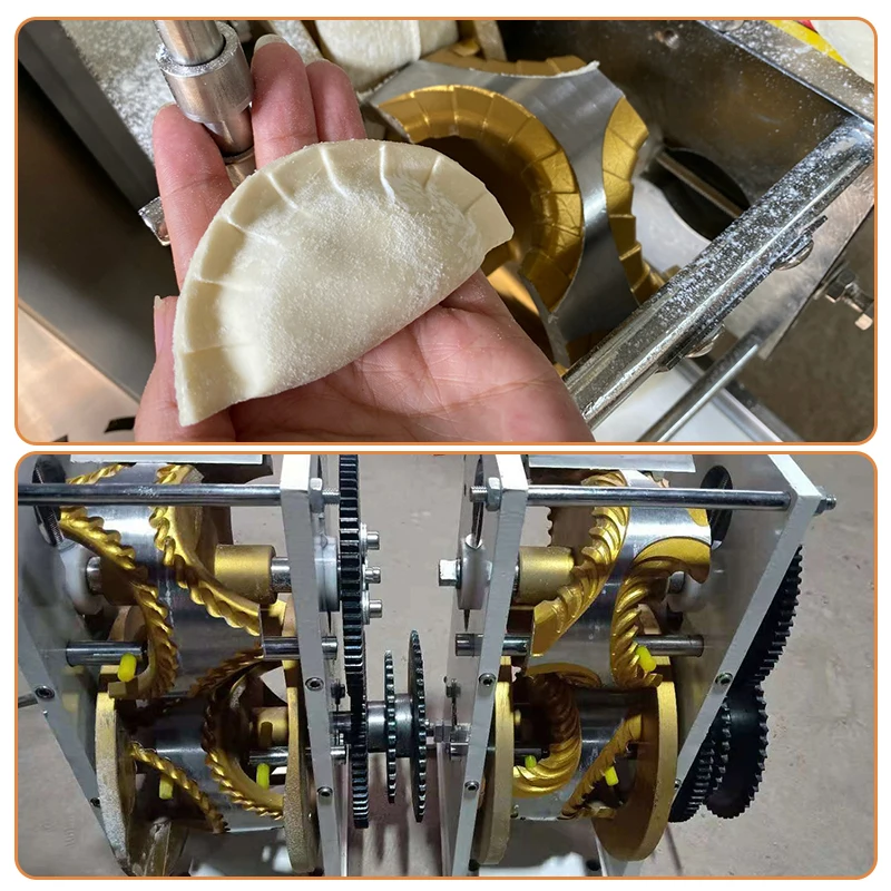 Samosa automática que faz a máquina comercial 304 imitação de aço inoxidável equipamento de produção de bolinho artesanal