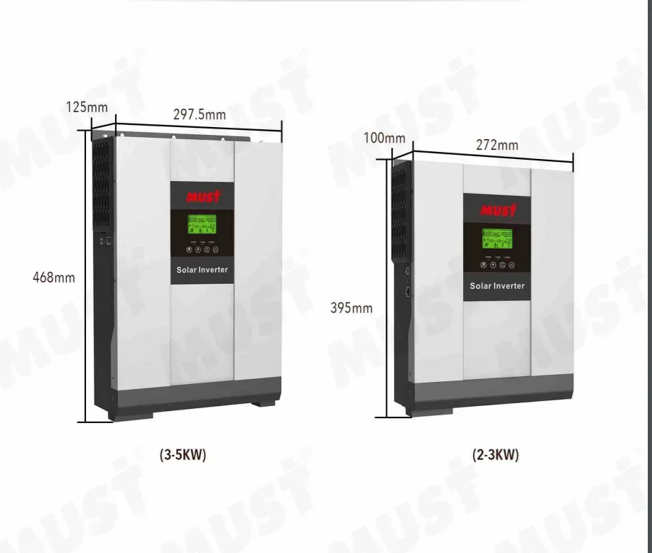 MUST 3KW multi-functional pure sine wave 48V PV18-3048 VHM Series High Frequency Off Grid LCD display Solar Inverter 3000W