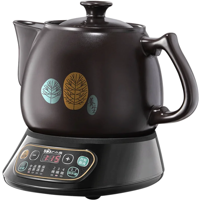 وعاء ديكوتيينغ التلقائي وعاء الطب الصيني الطب خزفي السيراميك وعاء الطب الإلكتروني غلاية كهربائية