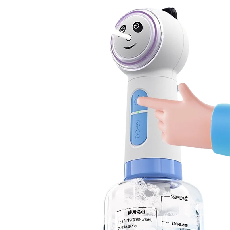 ABRS-Cat Automatic Foam Soap Dispenser Cordless Pet Bath Cleaning Electric Dog Shampoo Foam Machine Pet Sprayer Supplies