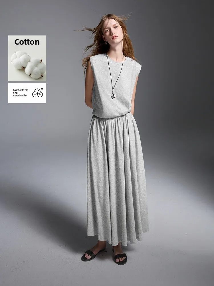 

Коврик, футболка, лето 2021, женский модный комплект, круглая юбка с подкладкой и эластичной резинкой на талии, повседневная юбка