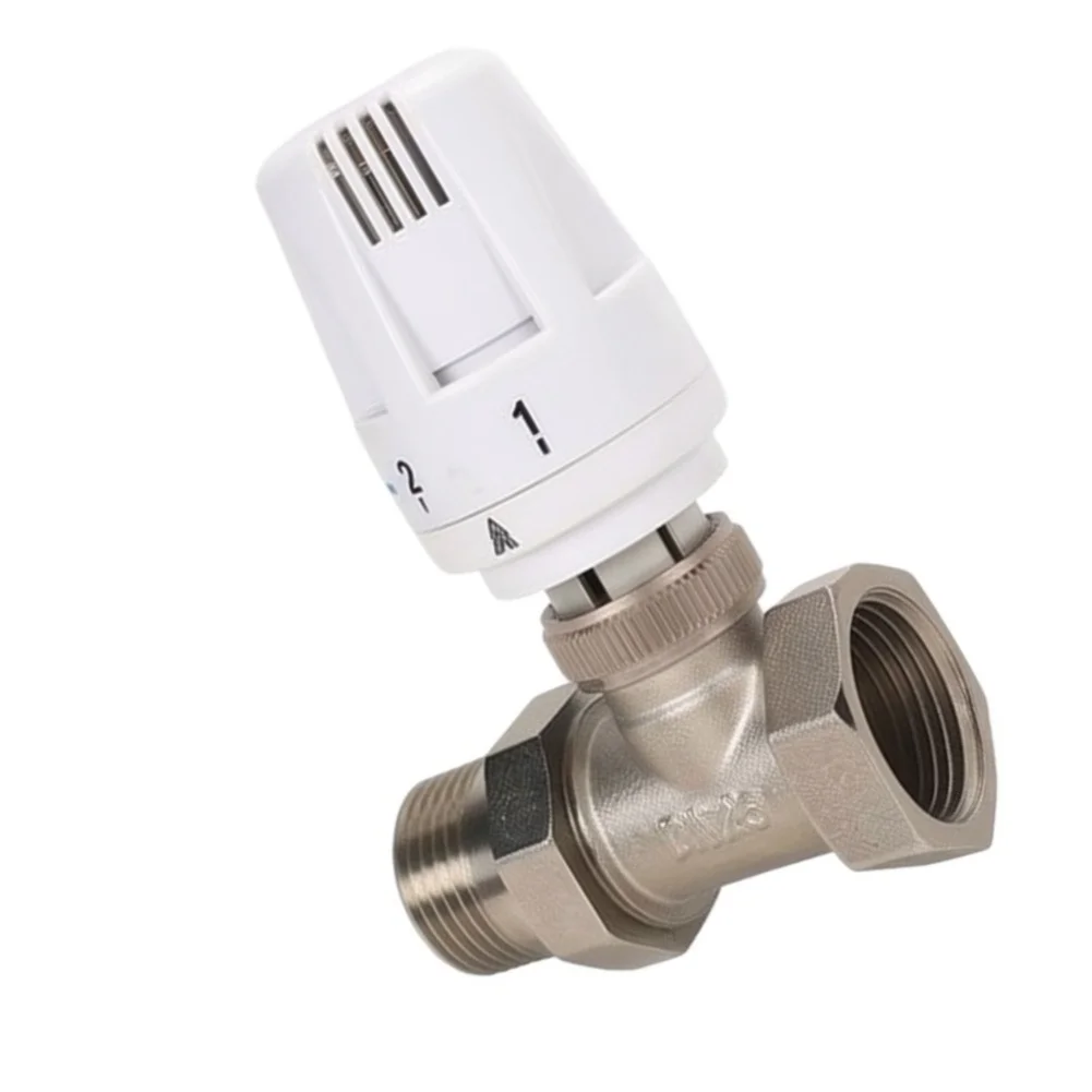 Radiator Valve with Automatic Temperature Sensing for Balanced For heat Distribution in Residential For heating