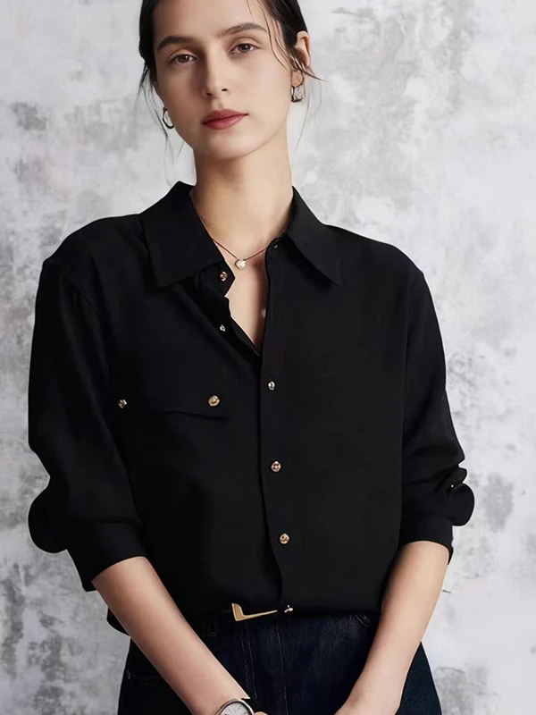 Feminino longo sve fce irt casual camadas Thiened Bla Profional roupa interna para outono inverno commute sle