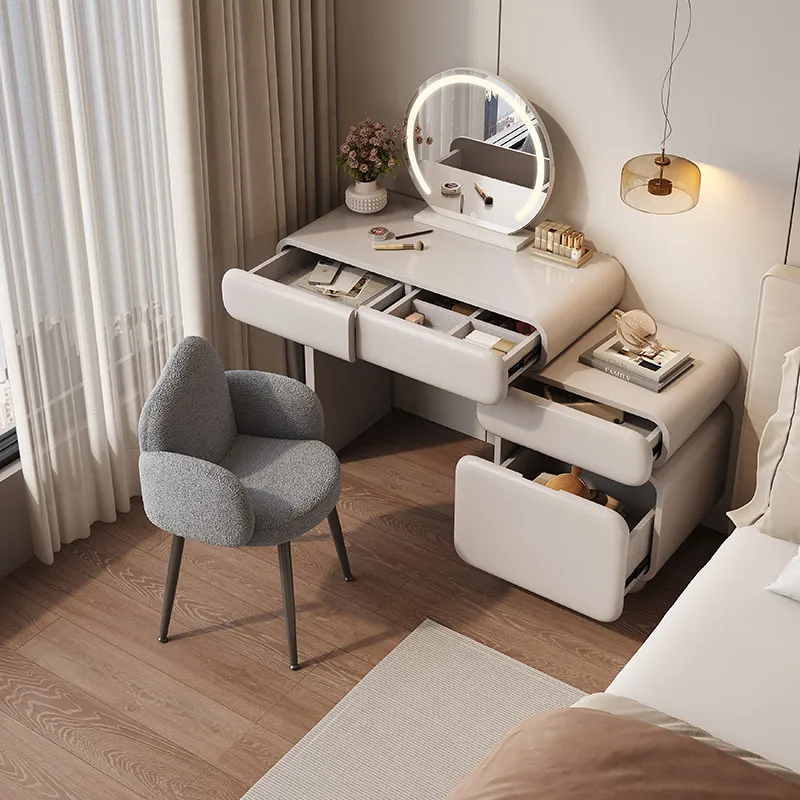 Economic Narrow Dressing Table Modes Illuminated Cosmetic Dressing Table Luxury Smart Muebles De Dormitorio Furniture Room