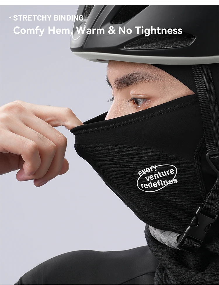 EVR Winter-Woll-Gesichtsmaske, Halswärmer, winddicht, warm, atmungsaktiv, Sturmhaube für Männer und Frauen, zum Skifahren, Radfahren, Motorradfahren, Outdoor-Ausrüstung – Detail 9