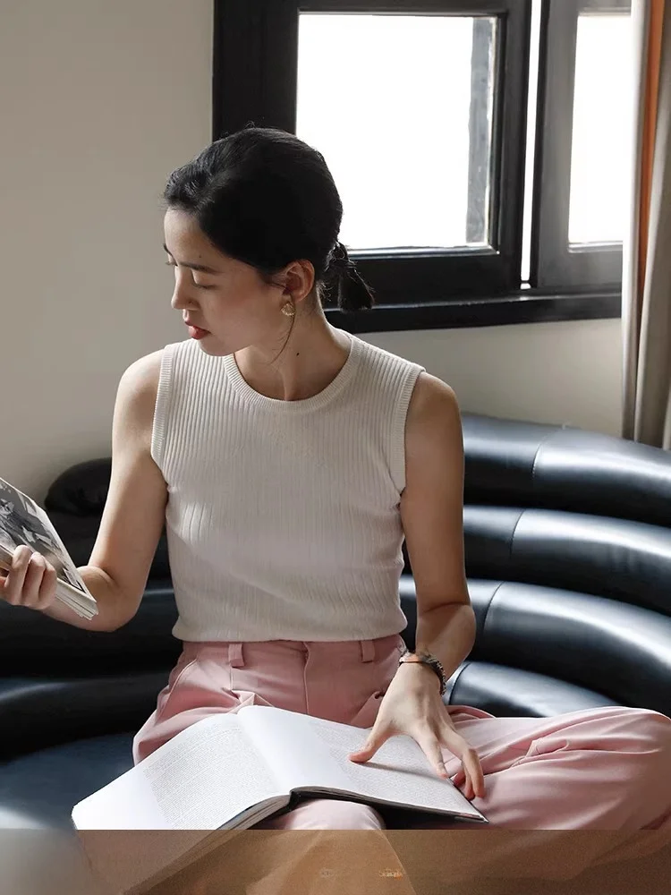 

Стильный женский топ-майка из волокна Lenzing с вырезом-халтер, для ношения как нижний слой или как самостоятельная одежда, летняя мода